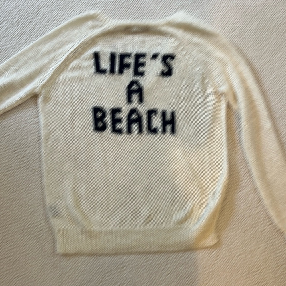 Off white V-neck sweater